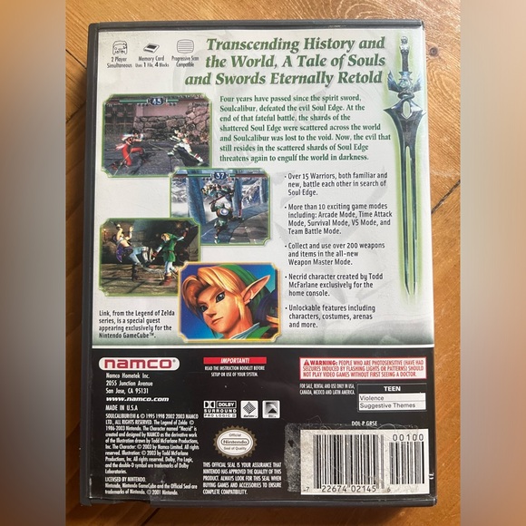 Soul Caliber 2 GameCube - Picture 3 of 3